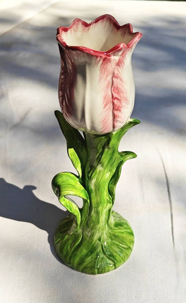 Soliflore tulipe signé Francesco Guarino