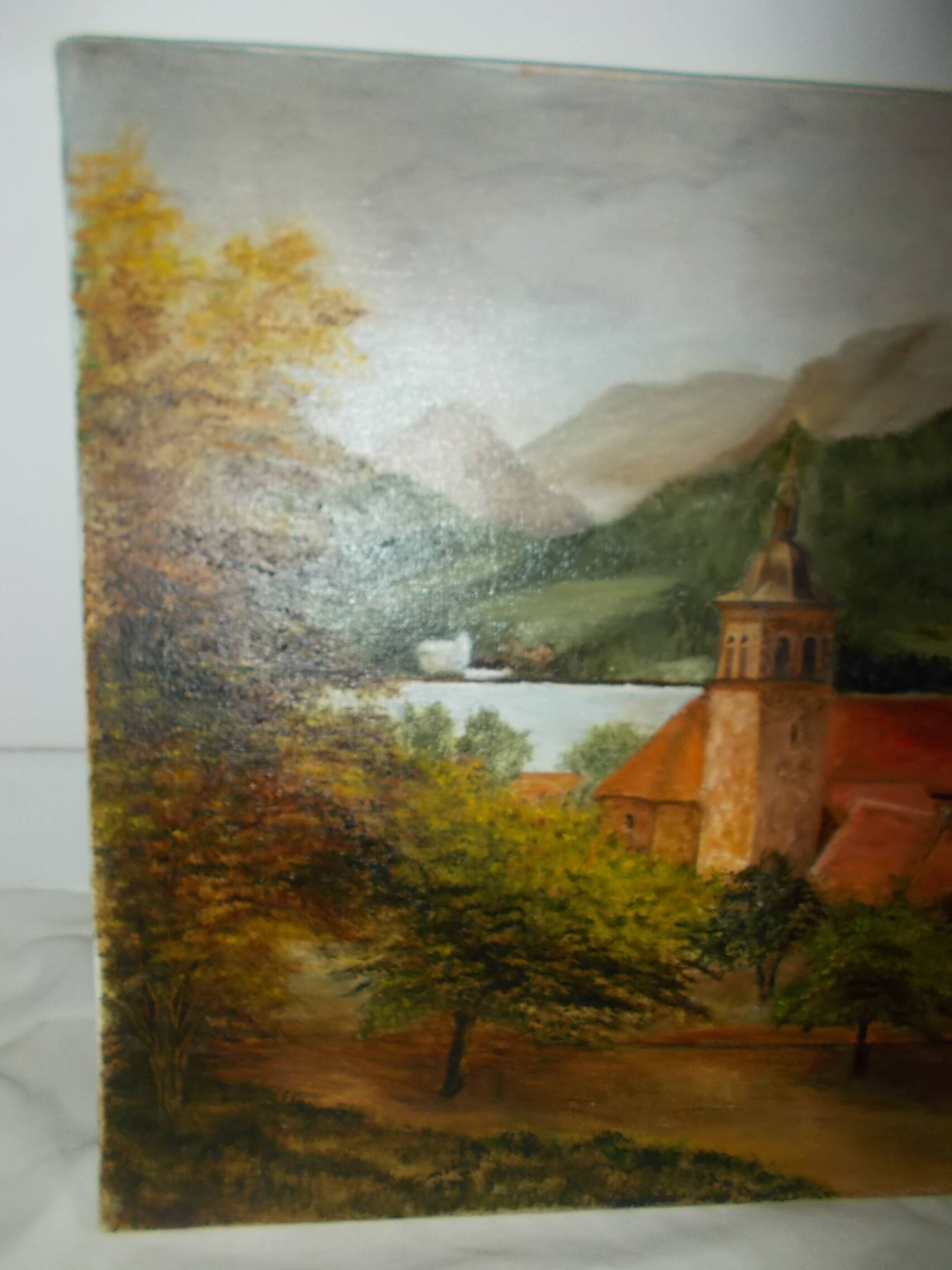 Oil painting landscape