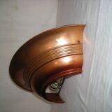 Art Deco half-moon wall lamp from the 1930s