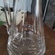 Art Deco crystal jug / pitcher