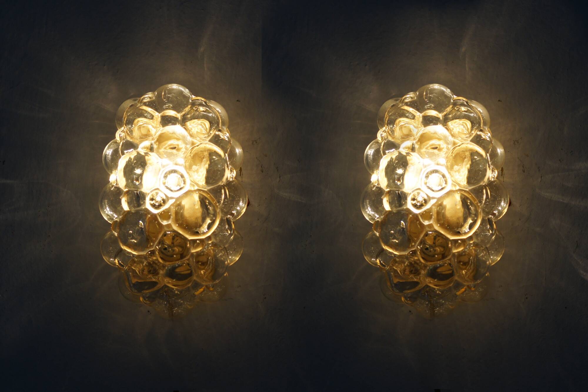 Mid-Century Modern Bubble Sconce by Helena Tynell, 1960s, Set of 2