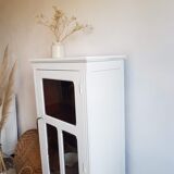 Old white parisian wardrobe