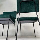 Paire de chauffeuses vintage