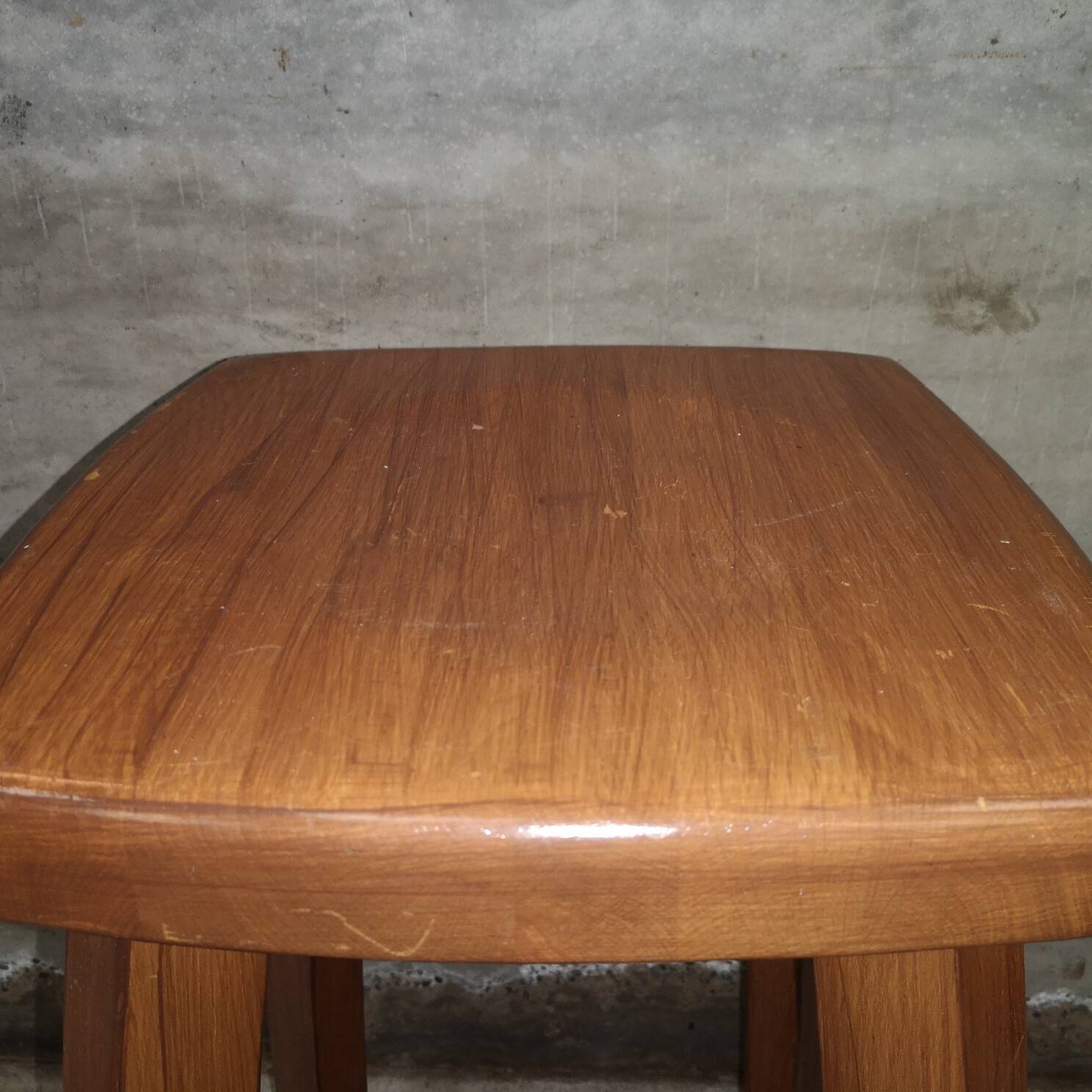 Vintage wooden bar stool