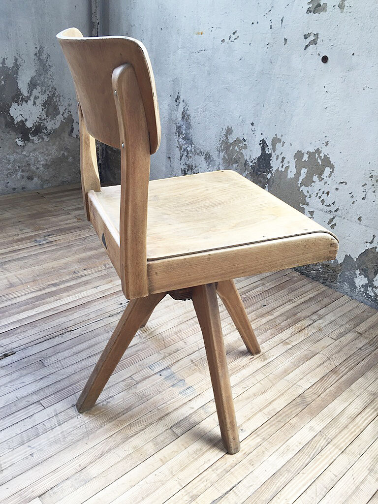 Chaise Casala pivotante hêtre
