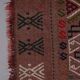 Vintage Turkish kilim, handwoven, 170x258 cm.