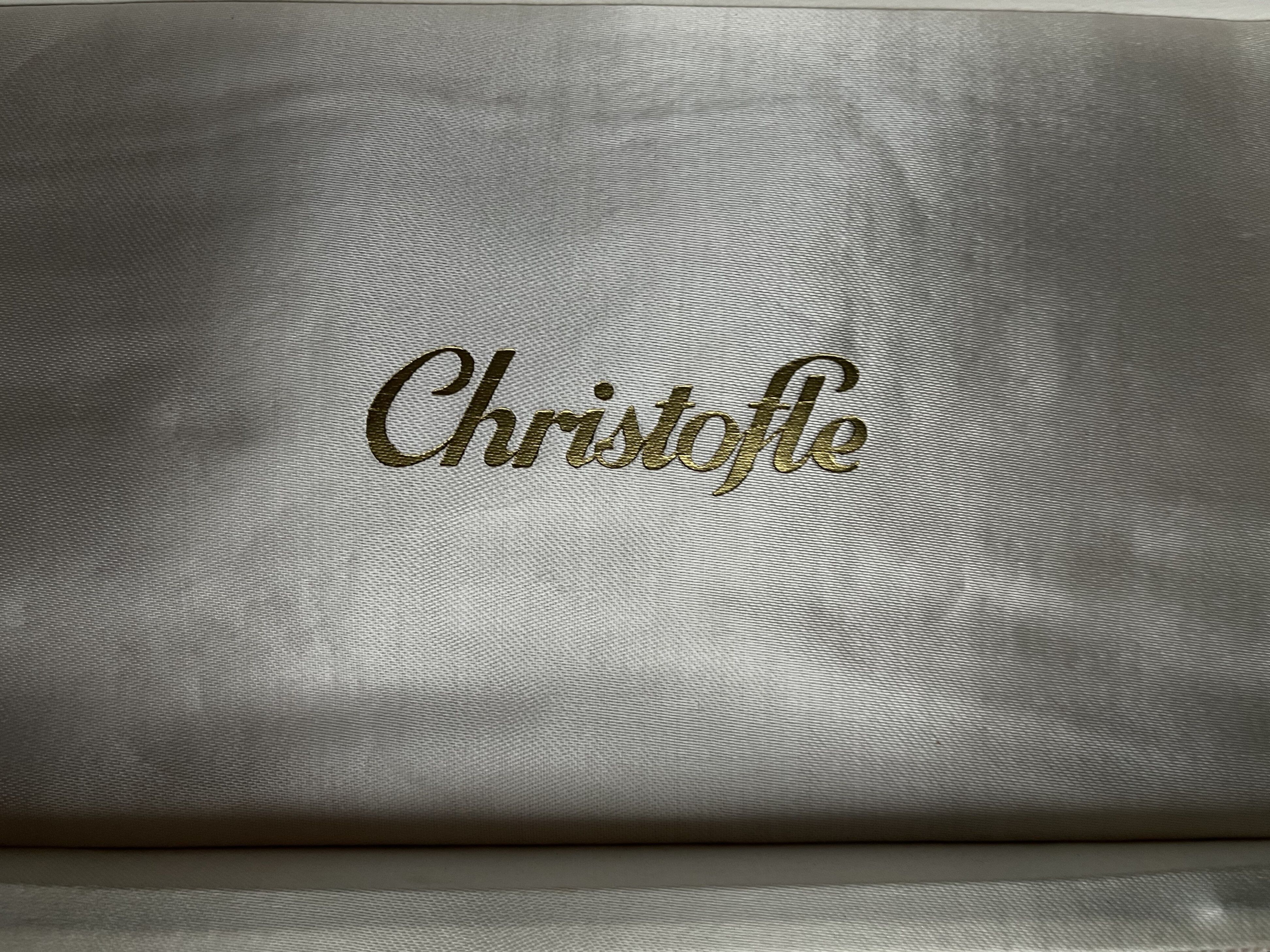 Couverts de baptême Christofle
