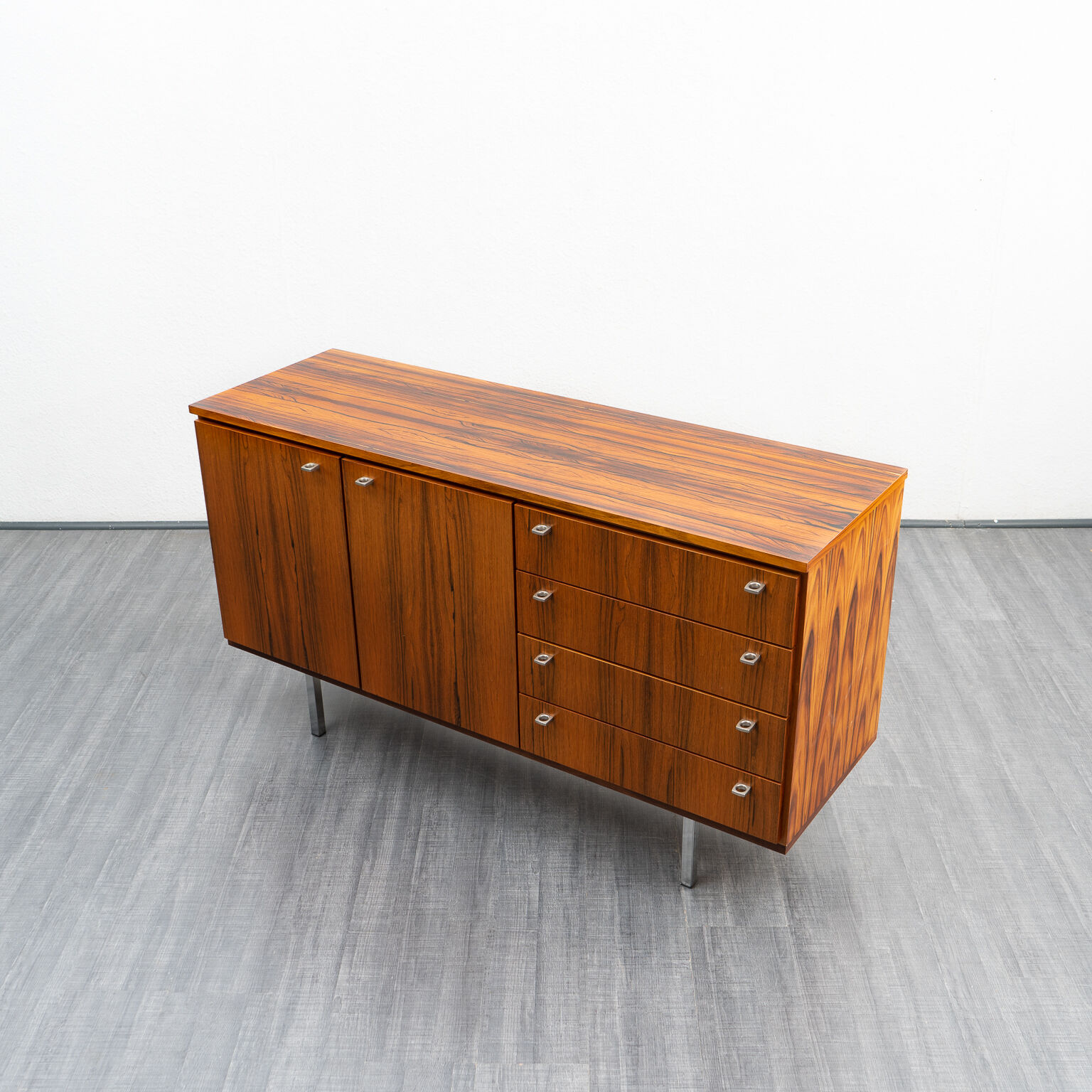 Enfilade 70s, rosewood, restored, 145cm