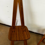 Chair and bench in solid wood