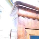 Louis Philippe blond walnut bookcase