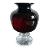 Vintage glass vase
