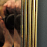 Hollywood Regency style mirror, Scandinavia