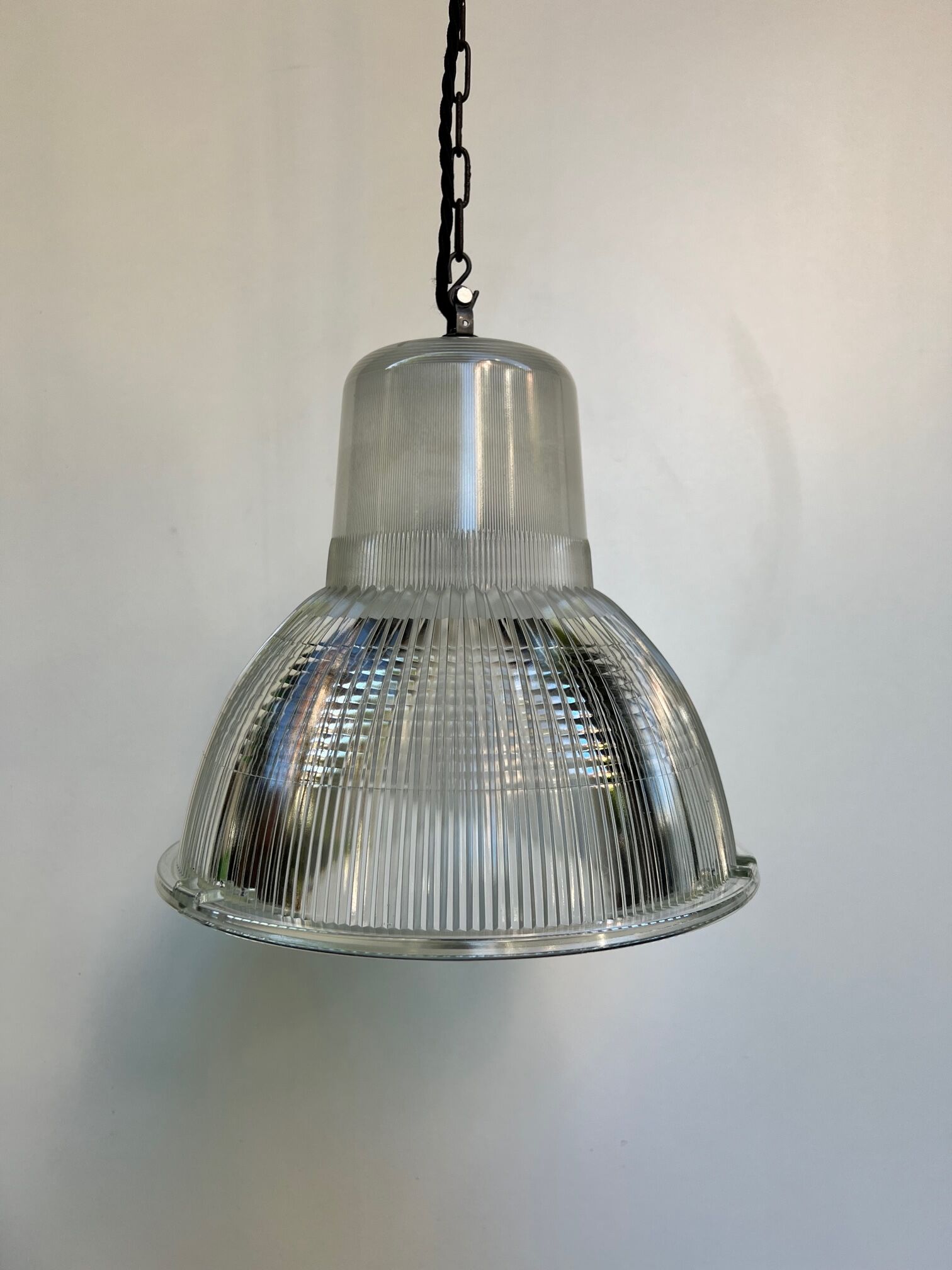 Holophane hanging lamp 1950 ø 27.5cm