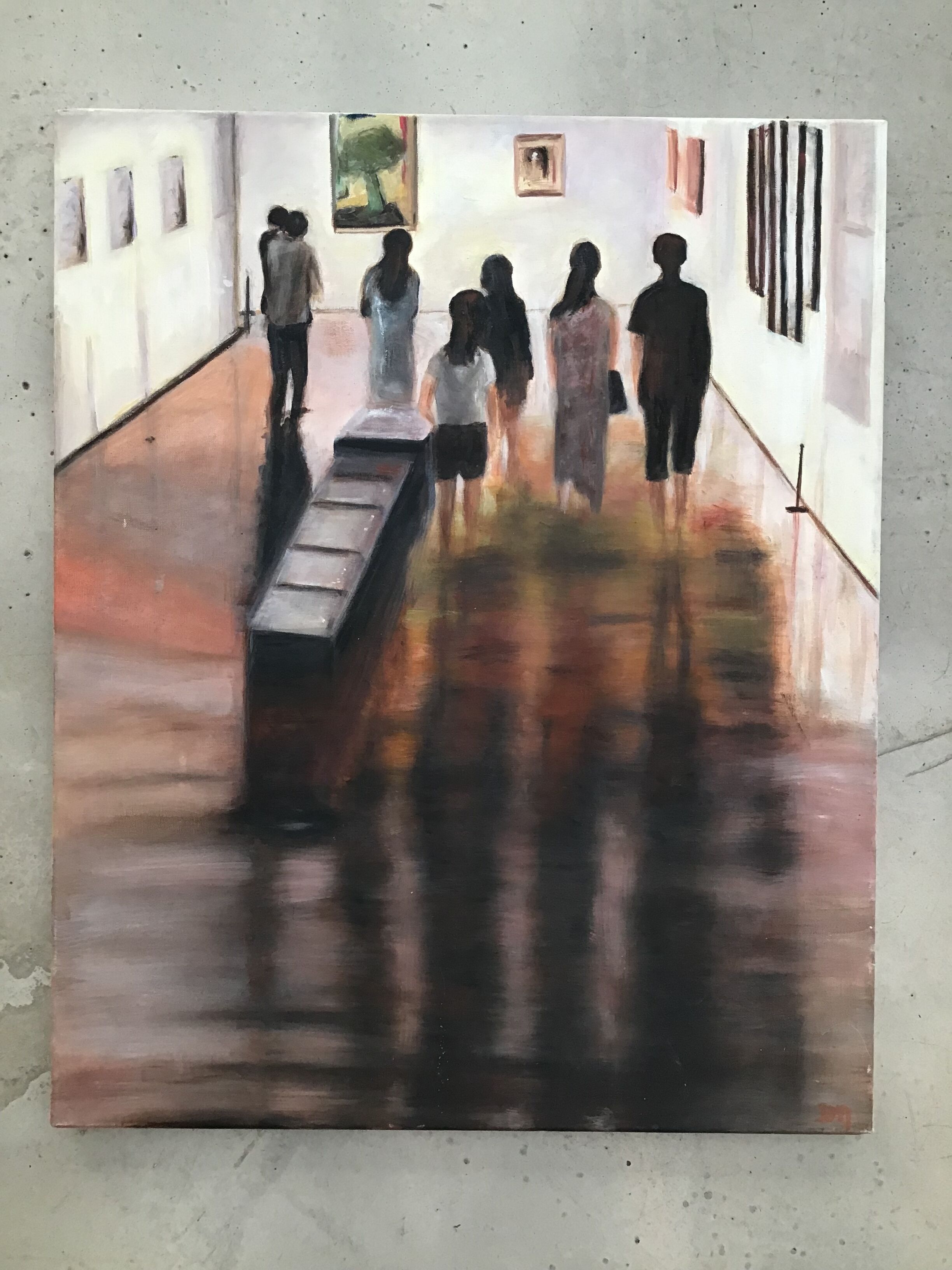 Acrylic painting Saatchi Gallery