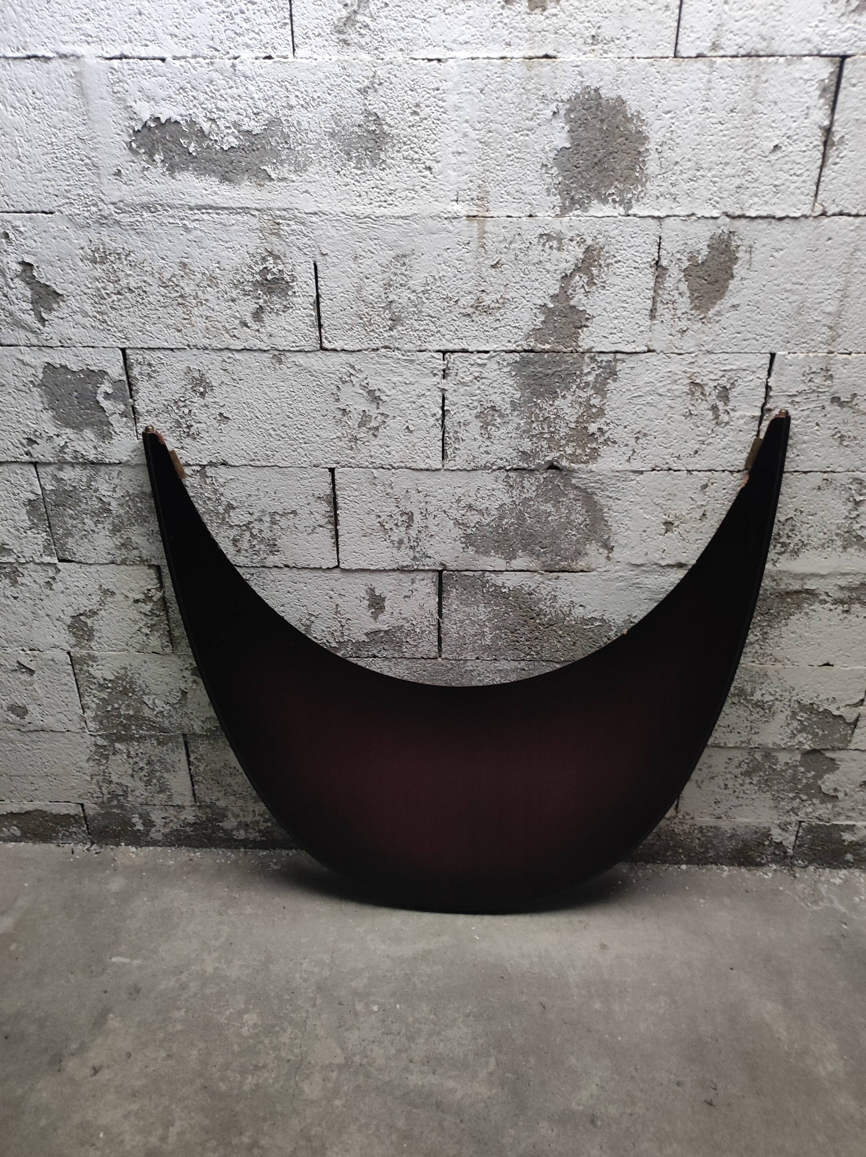 Oval Louis XVI style table with half-moon extensions.