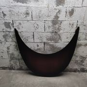 Oval Louis XVI style table with semi-circular extensions.