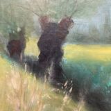 Oil on canvas framed