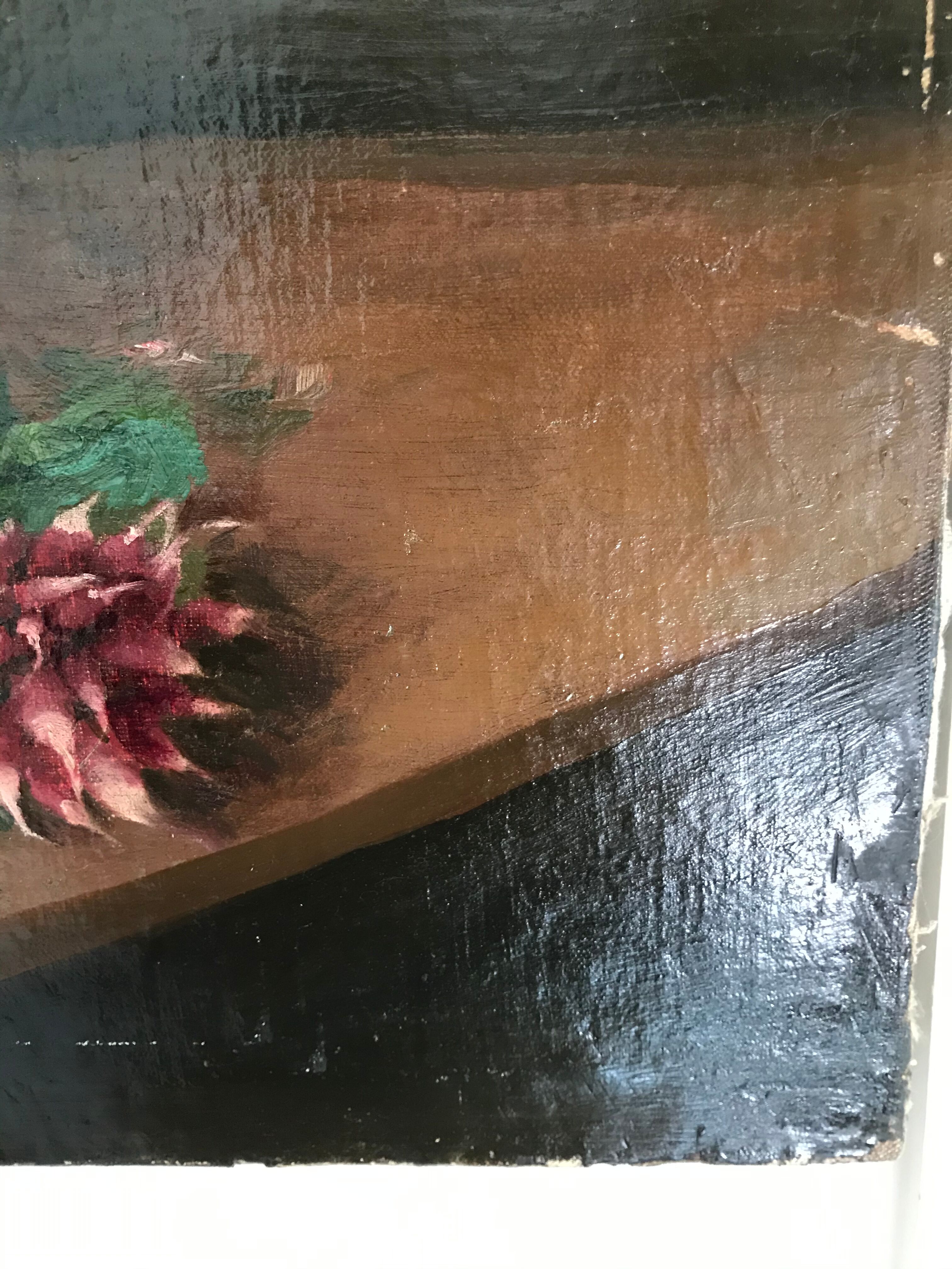 Oil on canvas still life