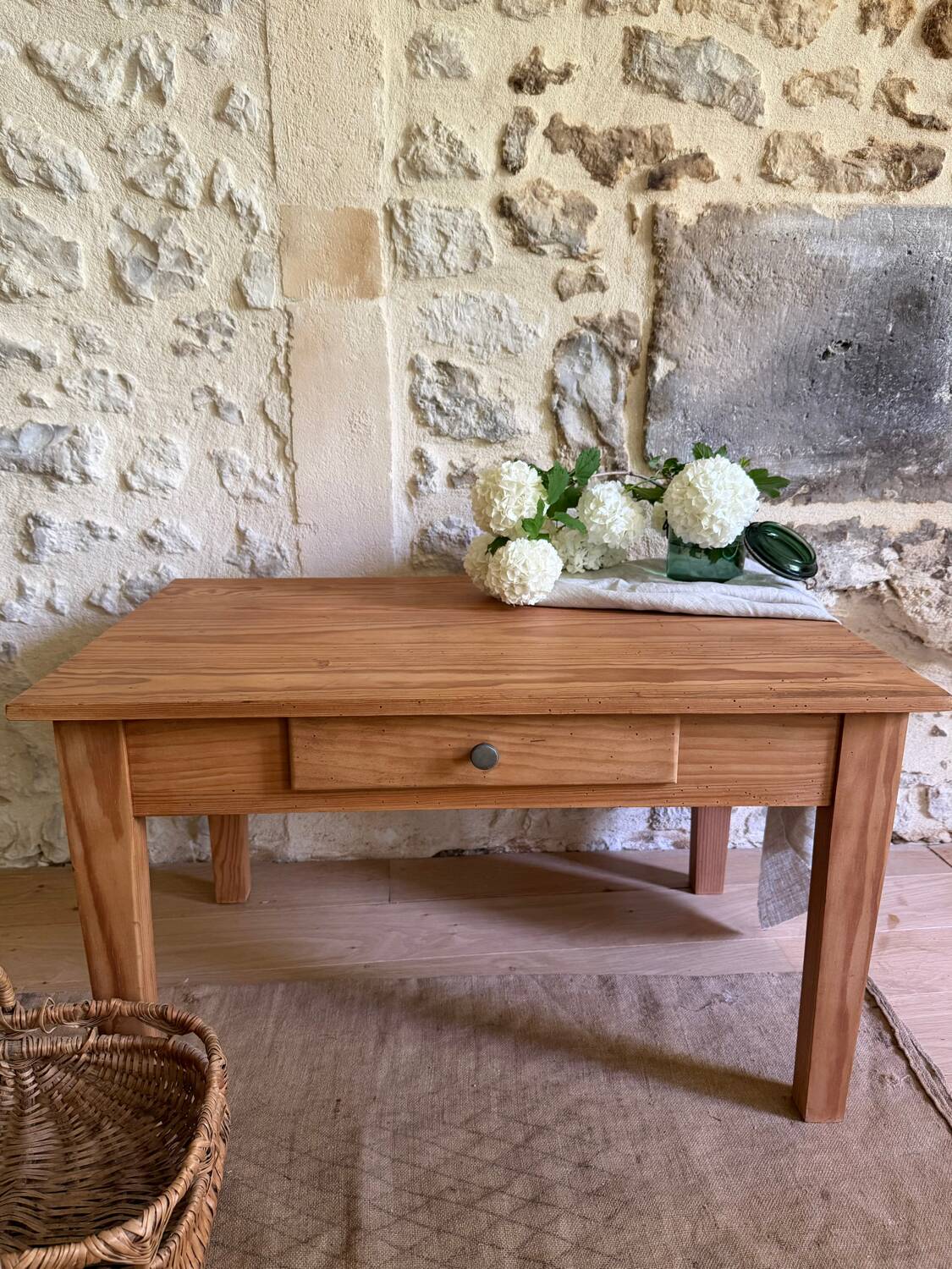 Renovated wooden coffee table