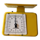 Stube - old household scale in yellow enameled metal - force 10