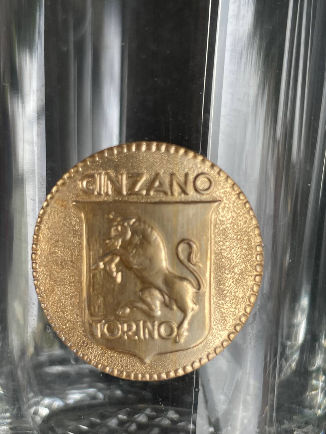 Set of 5 Cinzano aperitif glasses