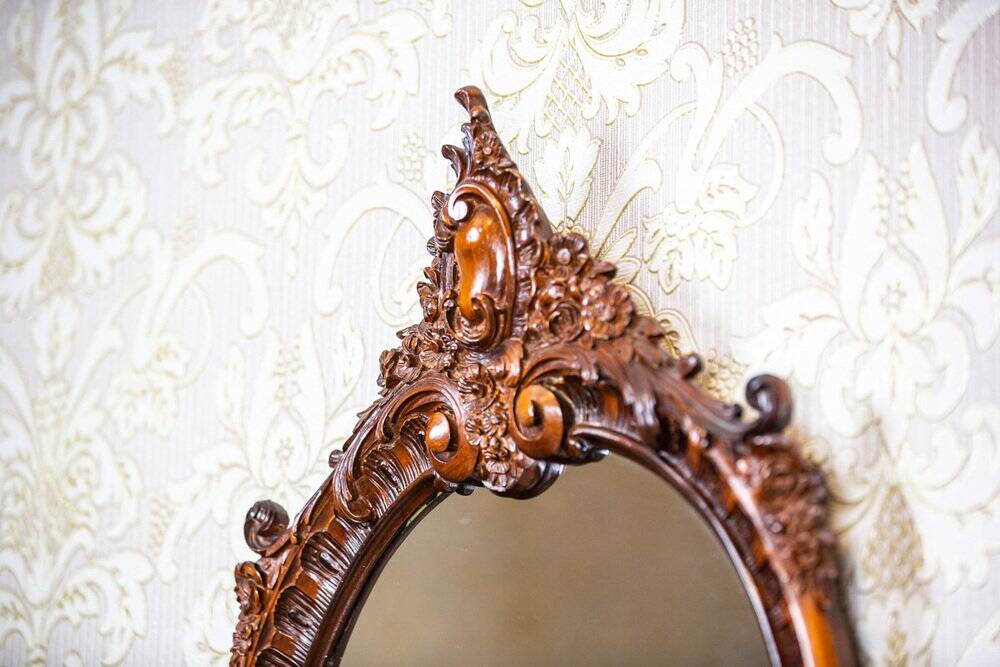 Rococo Revival Style Mirror, 1950s