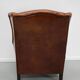 Fauteuil club vintage en cuir couleur cognac, pays-bas fauteuil club vintage en cuir couleur cognac, pays-bas