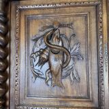 Buffet de pavillon de chasse style Renaissance en chêne massif vers 1850