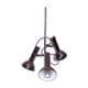 Suspension en inox Koch et Lowy des années 70