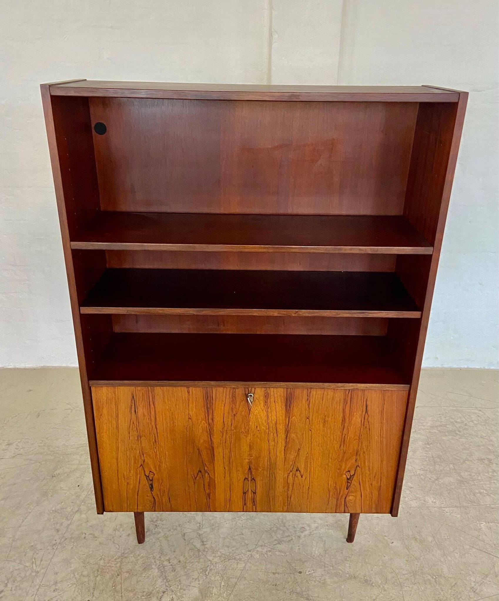 Danish retro vintage library in rosewood 1965