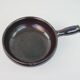 Ebony enameled ceramic fondue pot signed André Martin Vallauris 1950s