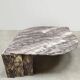 Vintage design marble coffee table midcentury Roche Bobois grey
