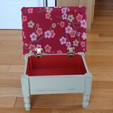 Footrest with storage.