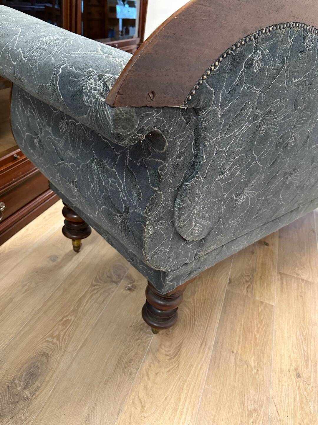 Chaise longue anglaise antique