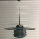 Suspension disque en verre vintage