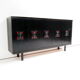 XXL black brutalist sideboard, Belgium 1960’s