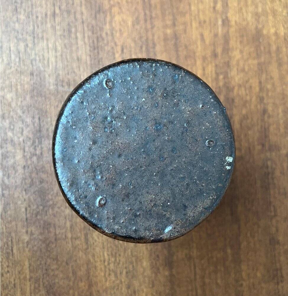 Mid-Century German Brutalist Handmade Pottery Candleholder, 1960s