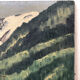 Oil painting landscape mountain 1947