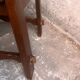 Brutalist wooden chairs – set of 10 (1970s)