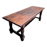 Table de monastère en chêne de style Louis XIII