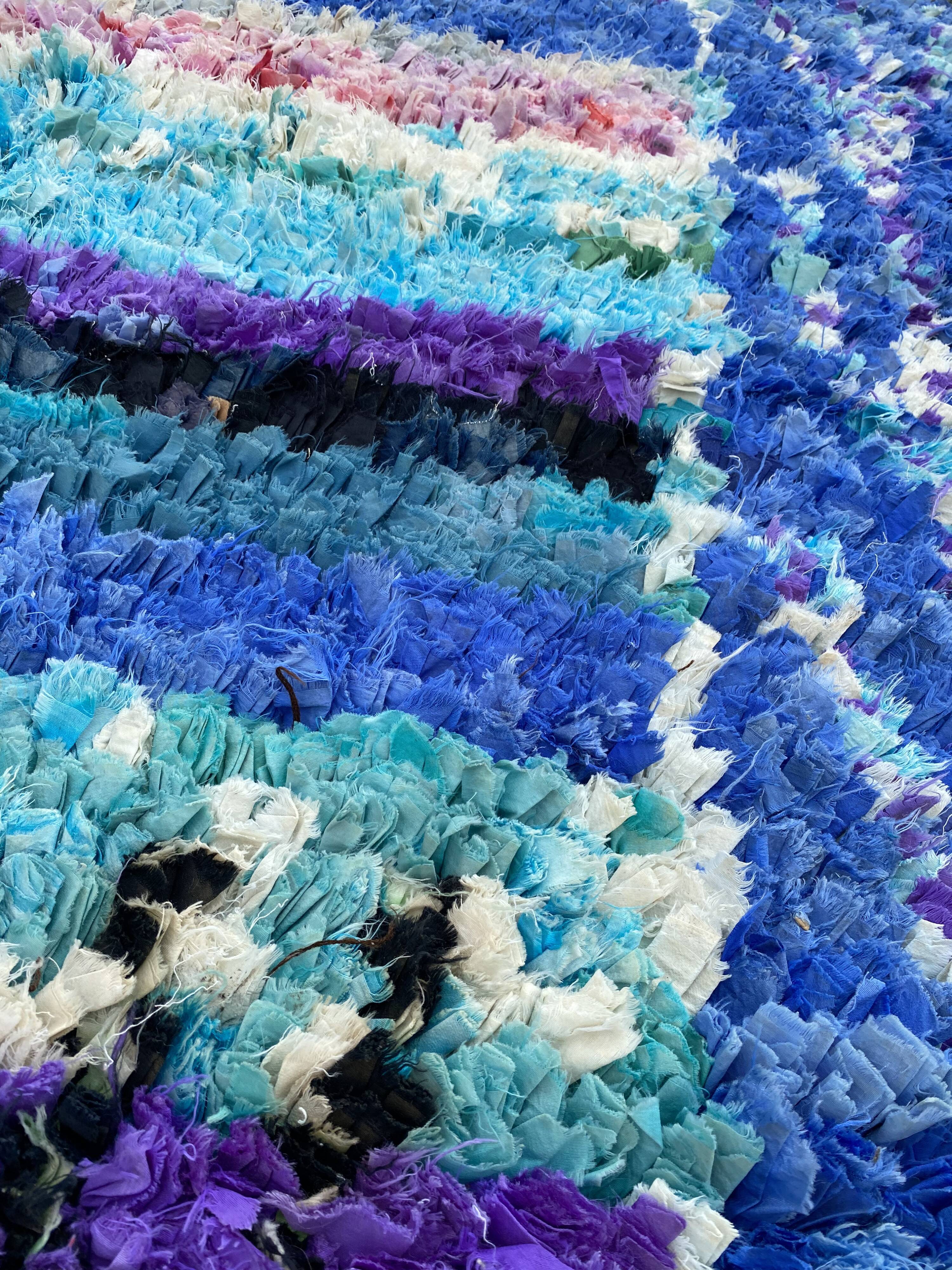 Carpet Berbere Boucherouite 125x210 Cm