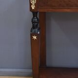 Console retour d’Égypte en acajou, époque Empire, début XIXe