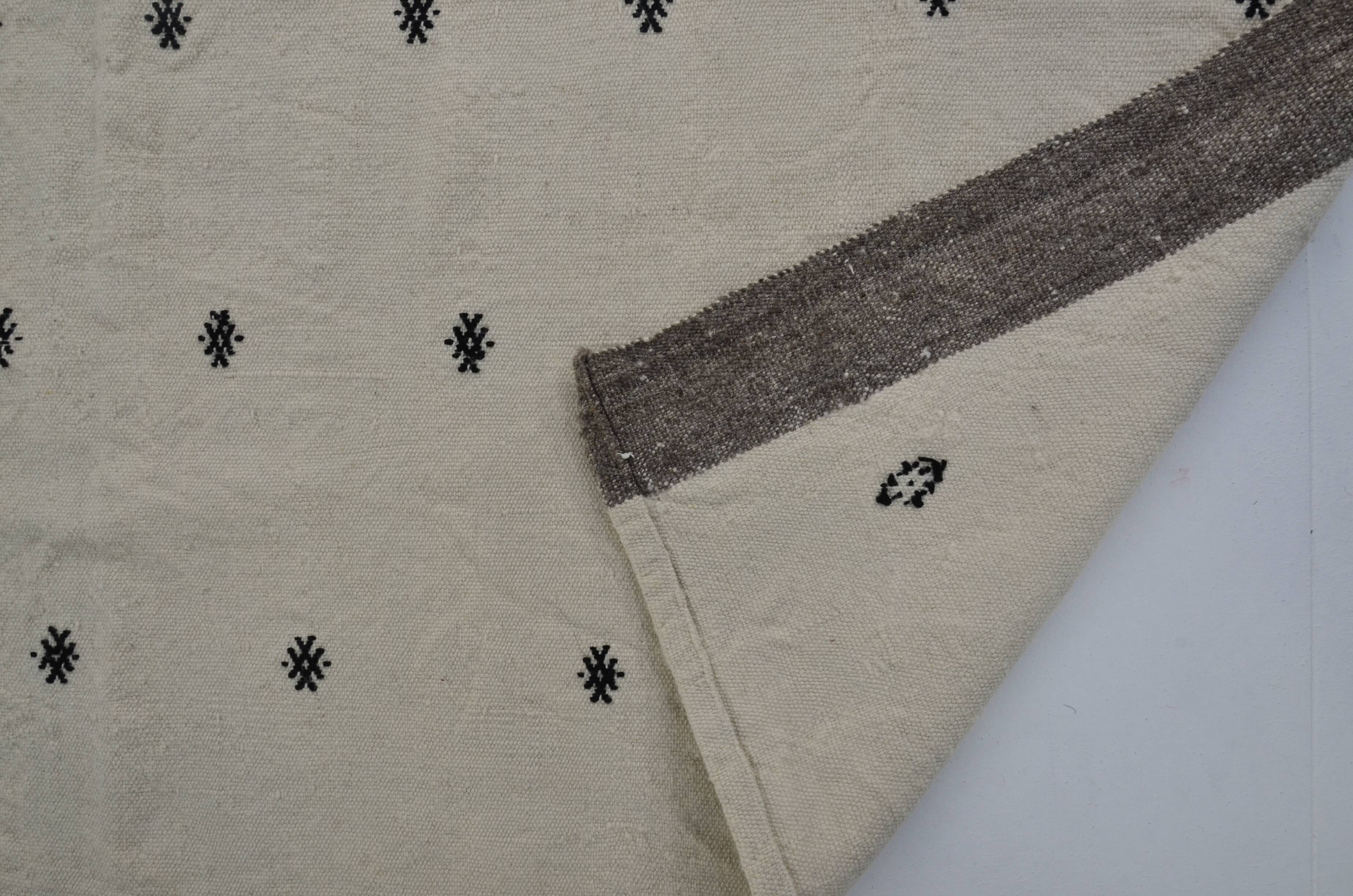 Turkish Handwoven Neutral Rug sku 3054
