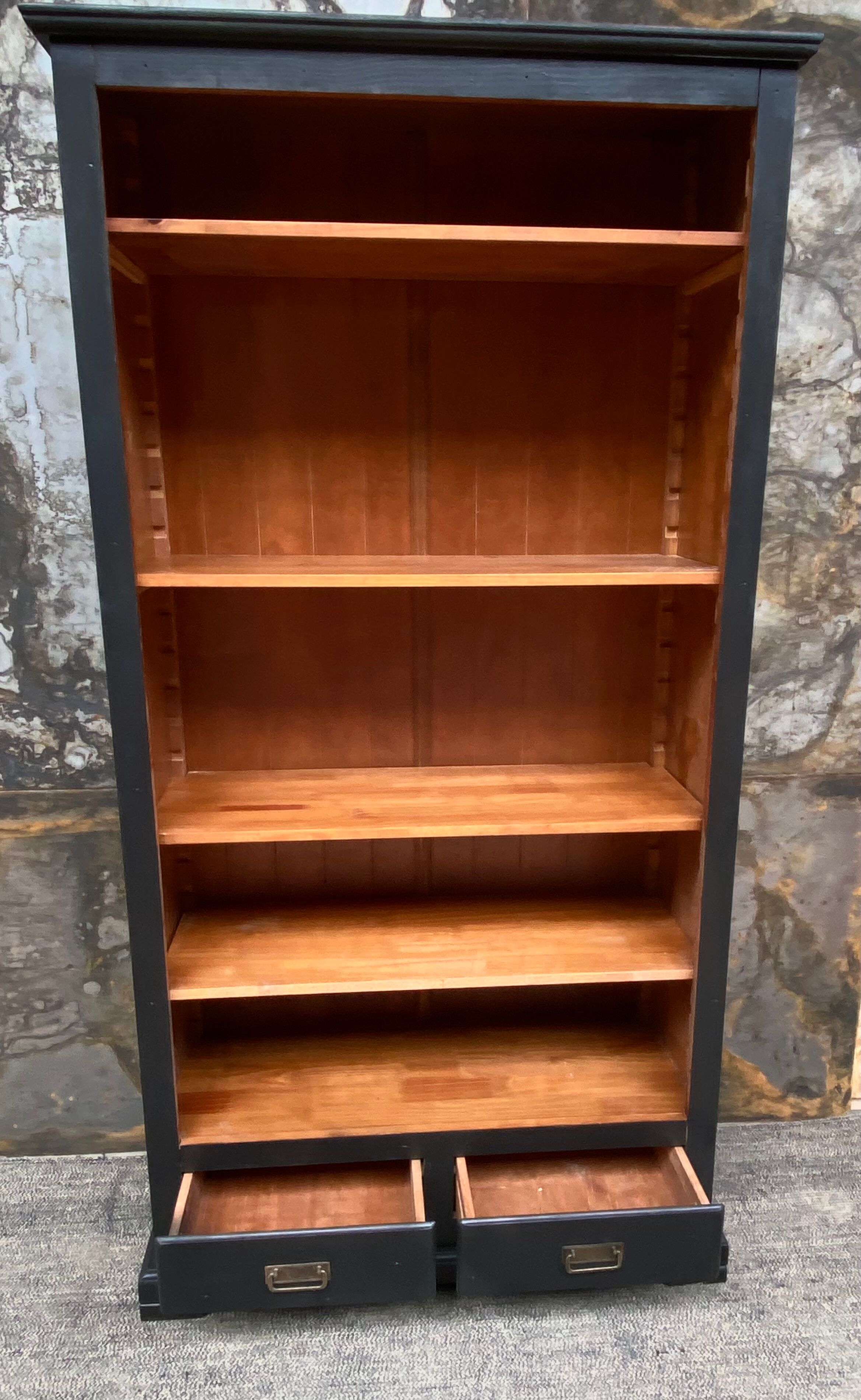 Wooden Library - Black Velvet