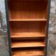 Bibliotheque bois & noir velours