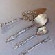 Antique Swedish Sterling Silver Hors d'Oeuvre and Dessert Serving Set, 1949