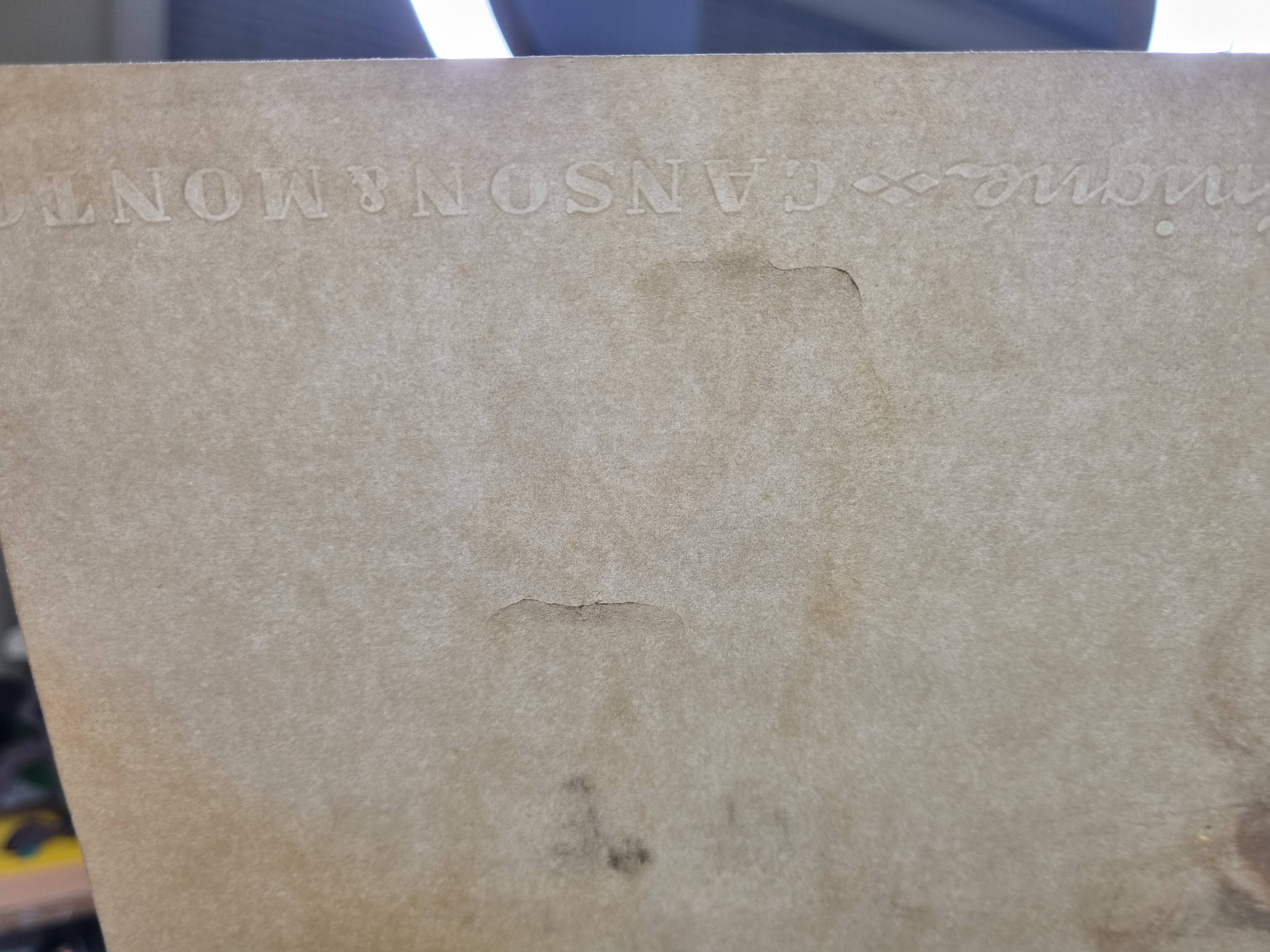 Original watercolor graphite sketch "the erotic dream" signed by Macel Charles Gaichet