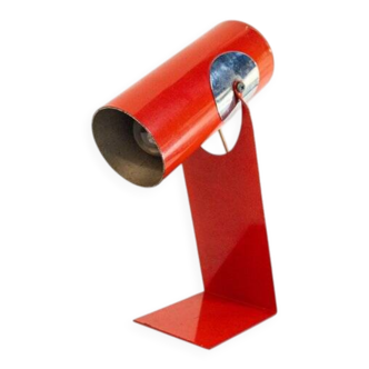 Lampe de bureau en métal laqué, années 70