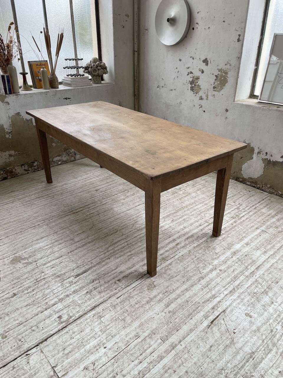 Oak farm table 2m