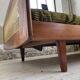 Roset SNA teak and cane bed, 1 person